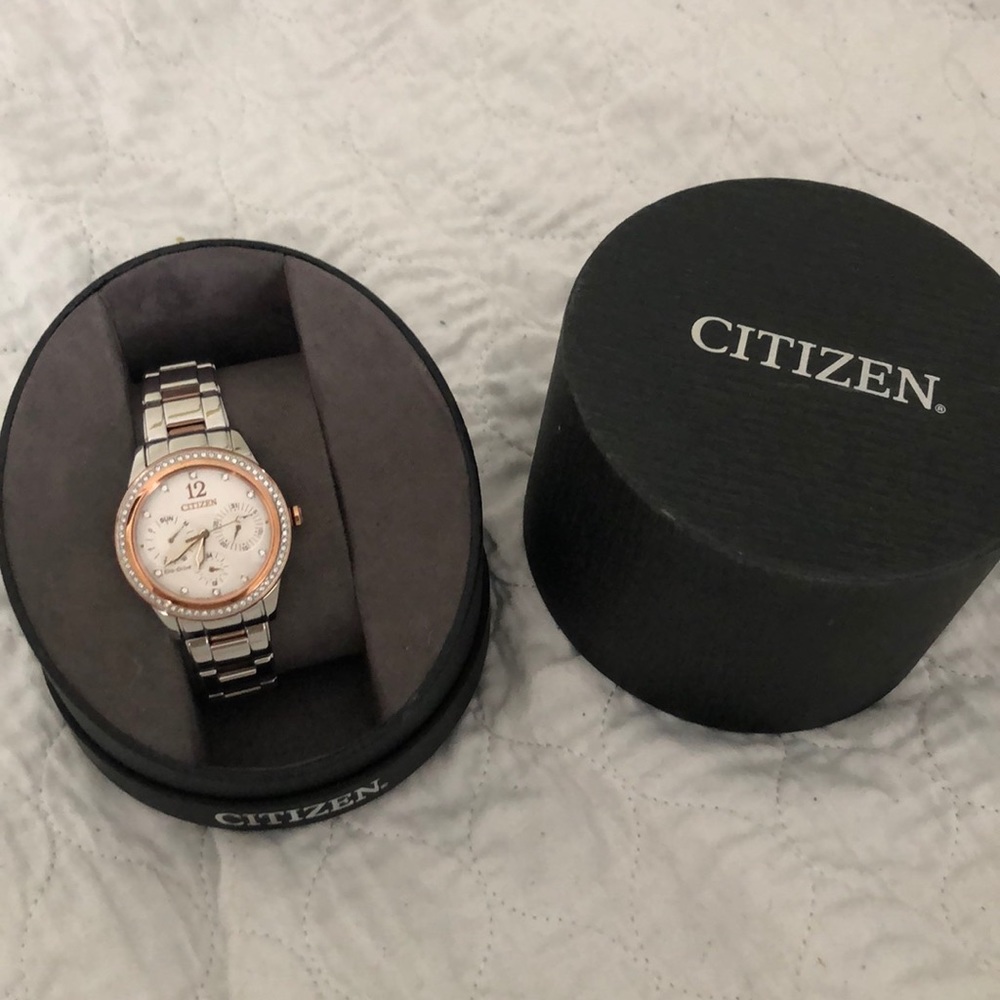 Citizen rose gold watch